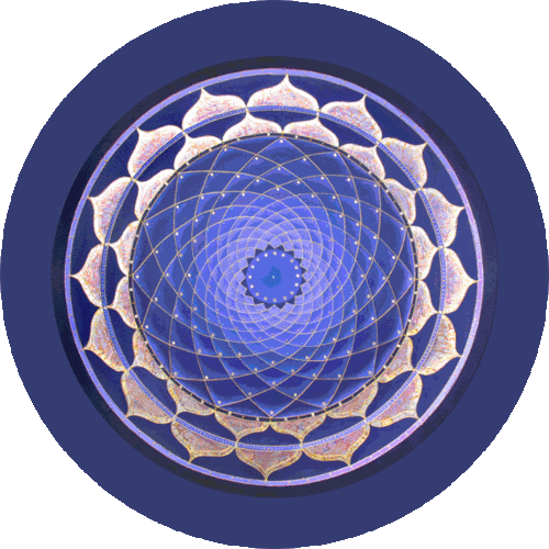 Purple Silver Gold Wheel