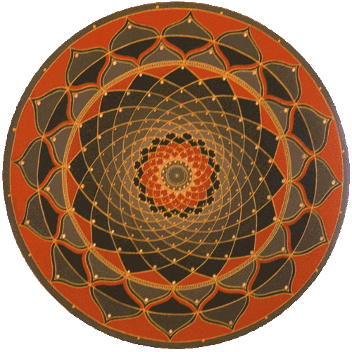 Gold Black Chakra
