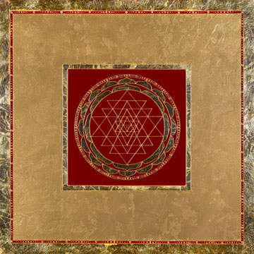 Sri Yantra Garnet