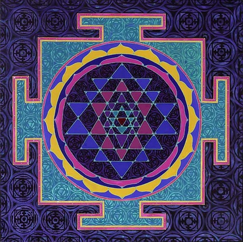Sri Yantra Black