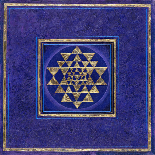 Sri Yantra Purple