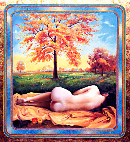 Behind the Orange Tree