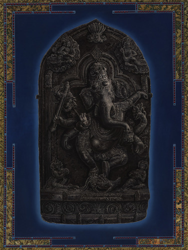 Ganesha in Black Stone