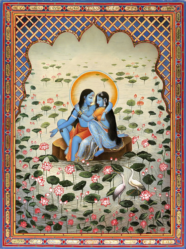 Blue Radha Krishna