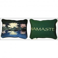 Triple Lotus Namaste Pillow