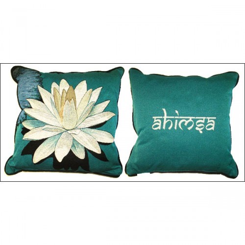 White Lotus Pillow