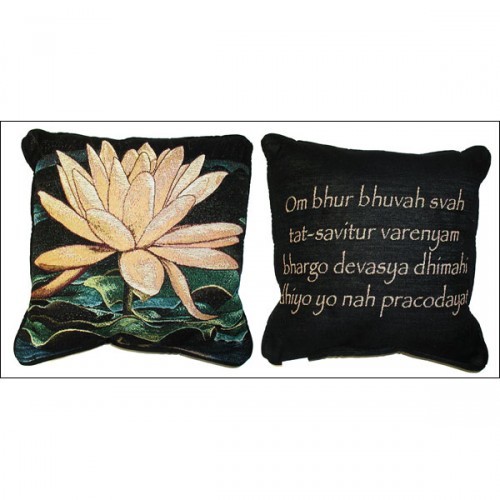 Peach Lotus Pillow