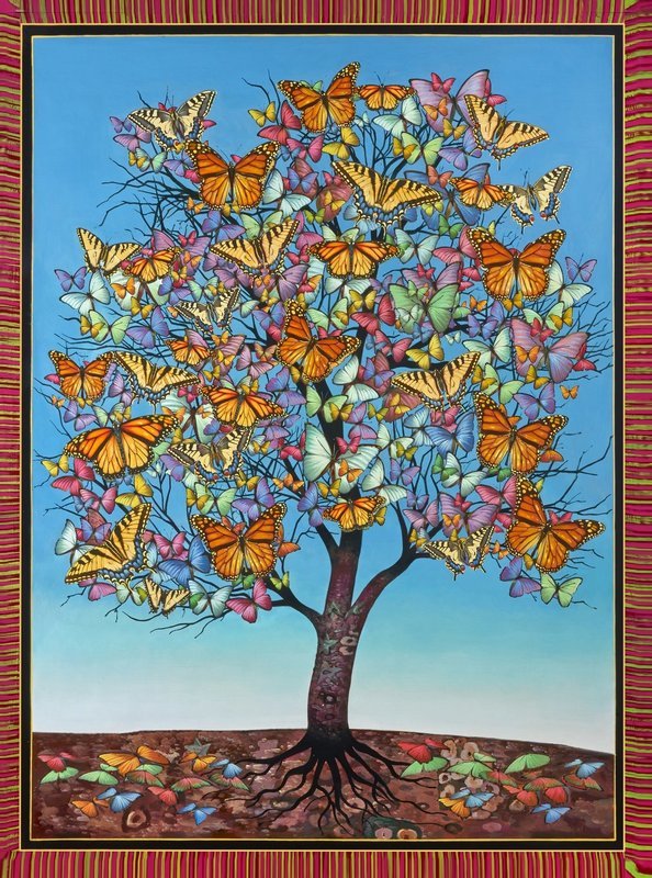 Butterfly Tree Turq.