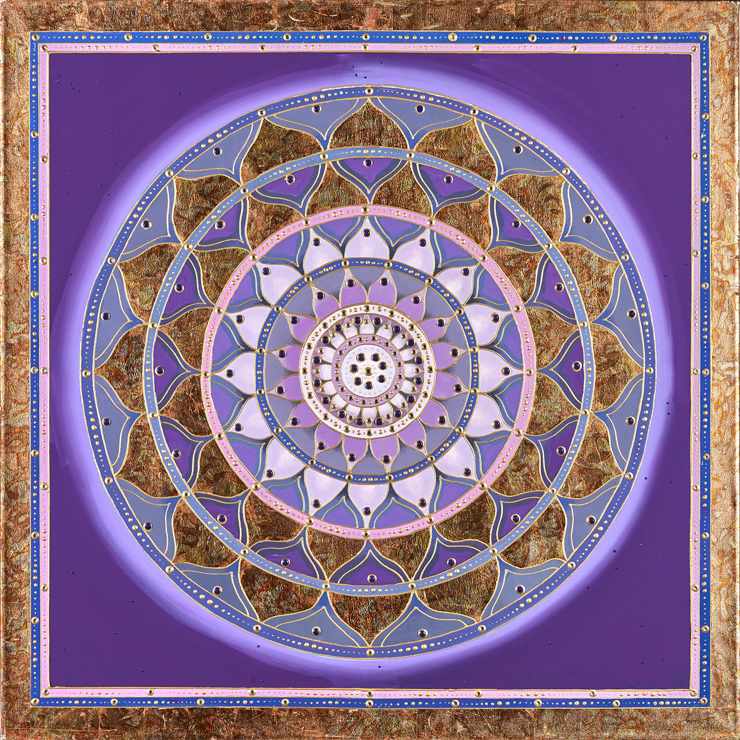 Multi Purple Mandala