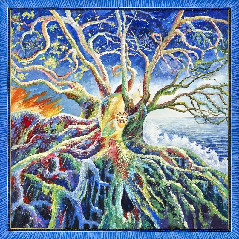 4 Elements Tree of life Mandala