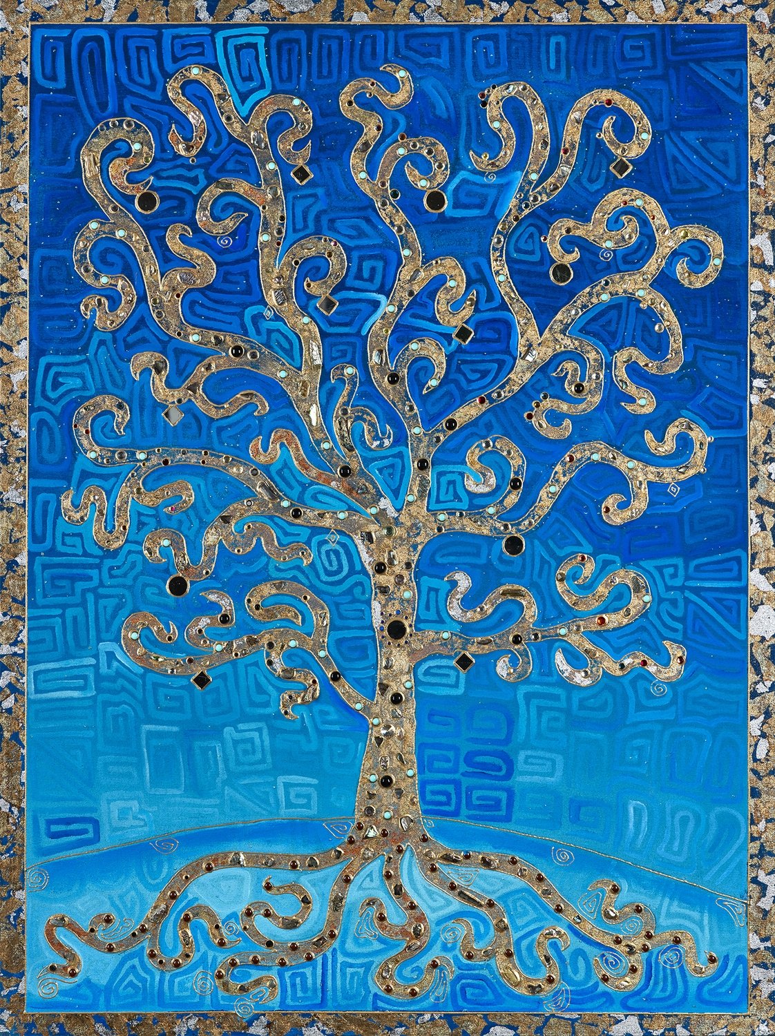 Authorial Blue Gem Tree
