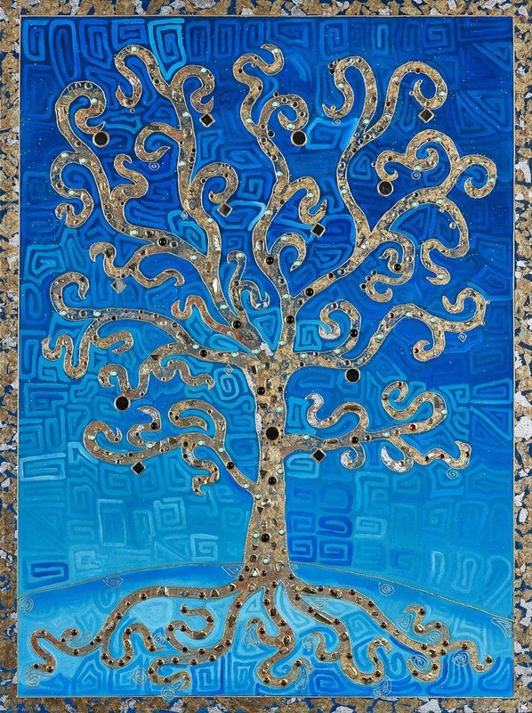 Authorial Blue Gem Tree