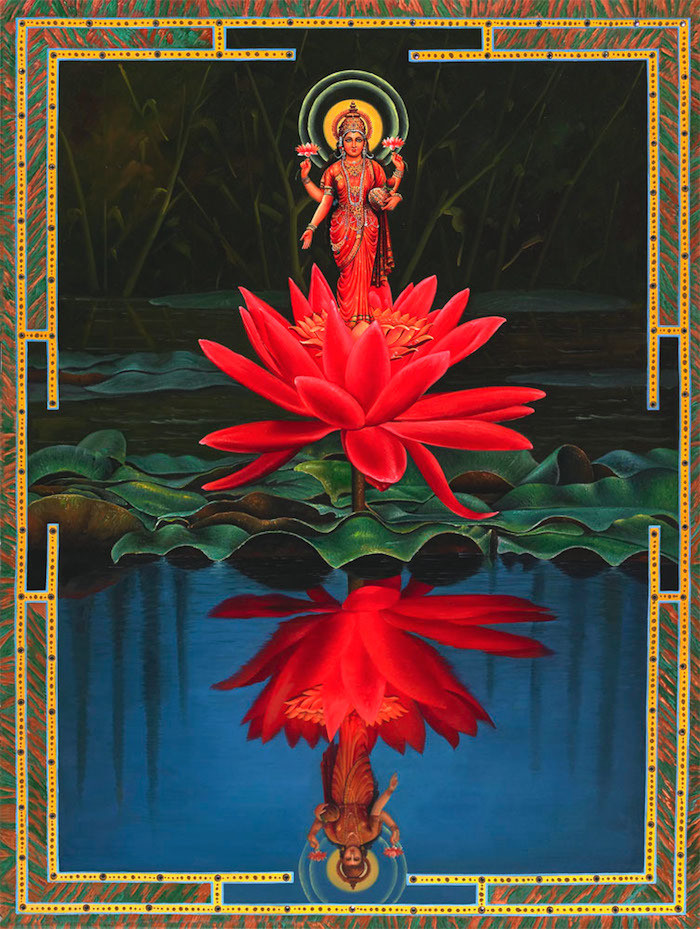 Laksmi on Red lotus