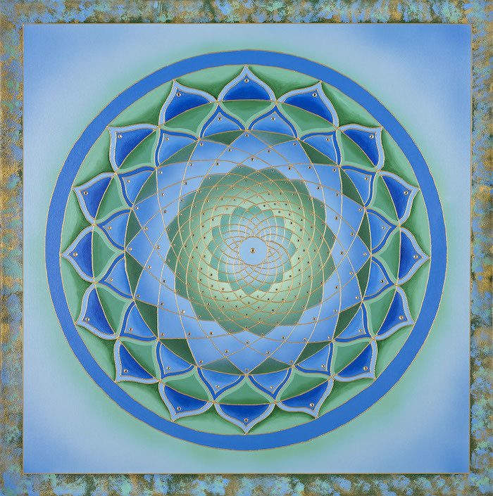 Austrailian Blues Mandala
