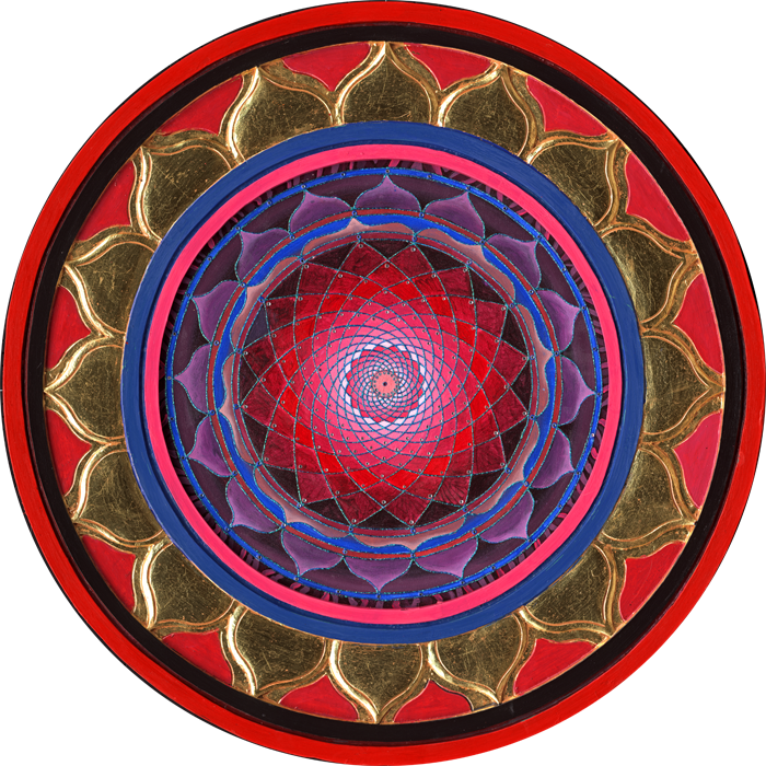 Chakra Wheel Maroon