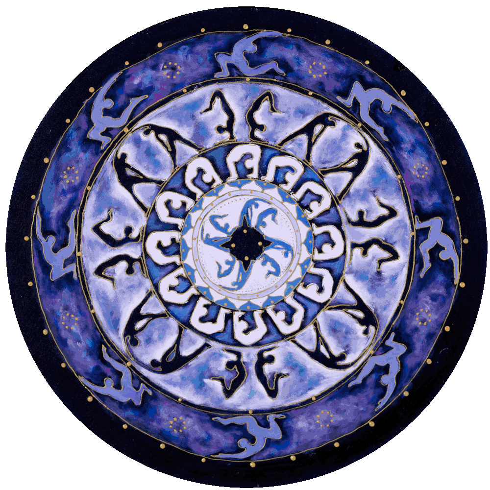 Purple Yoga Round