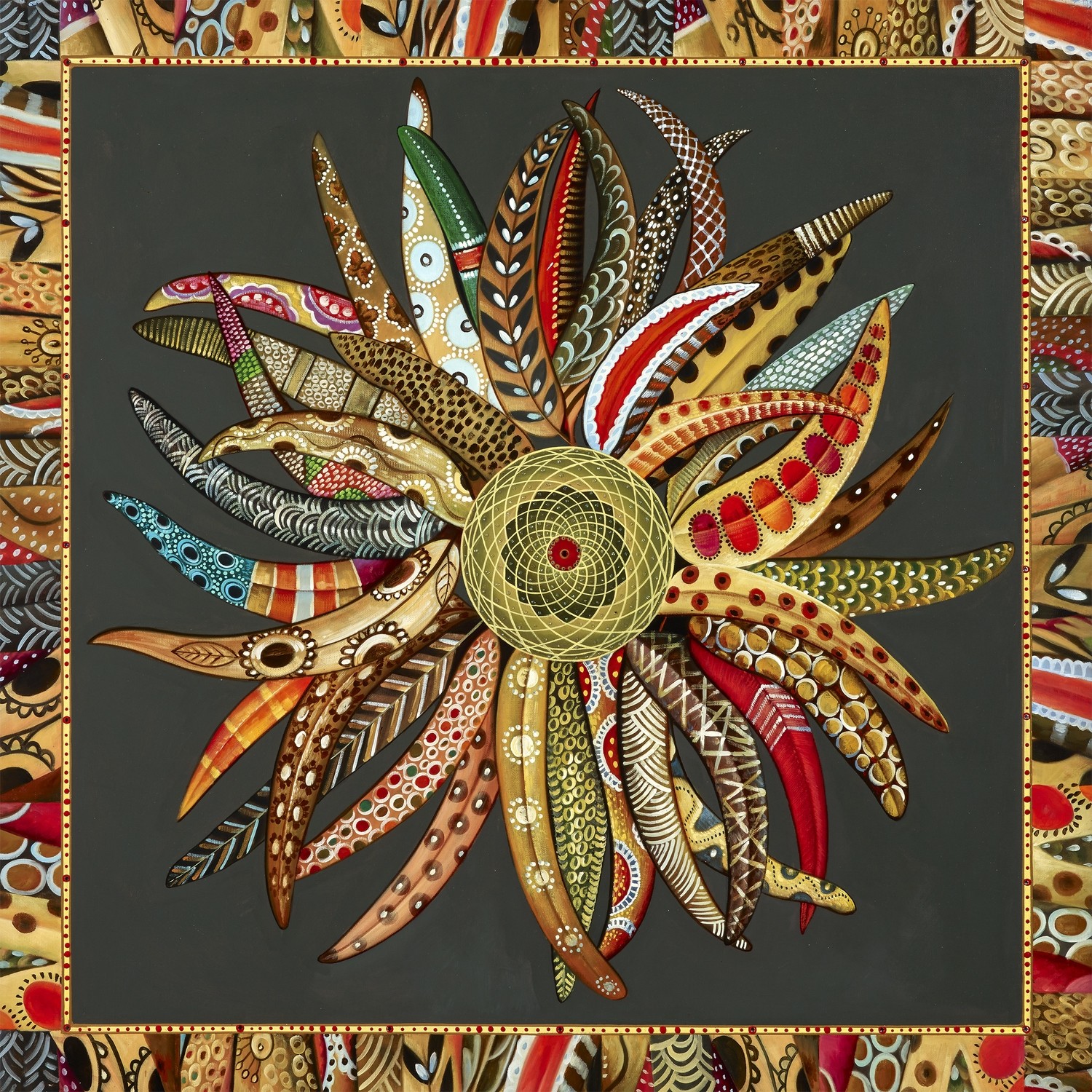 Bean Pod Mandala