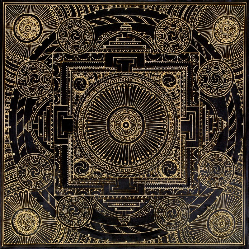 Black Temple Mandala
