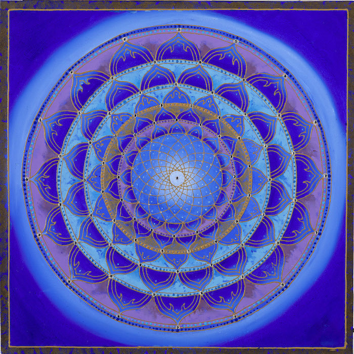 Blue Beauty Mandala