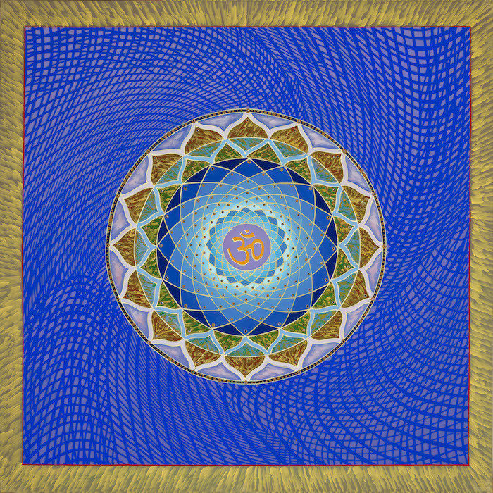 Blue Meditation On Om