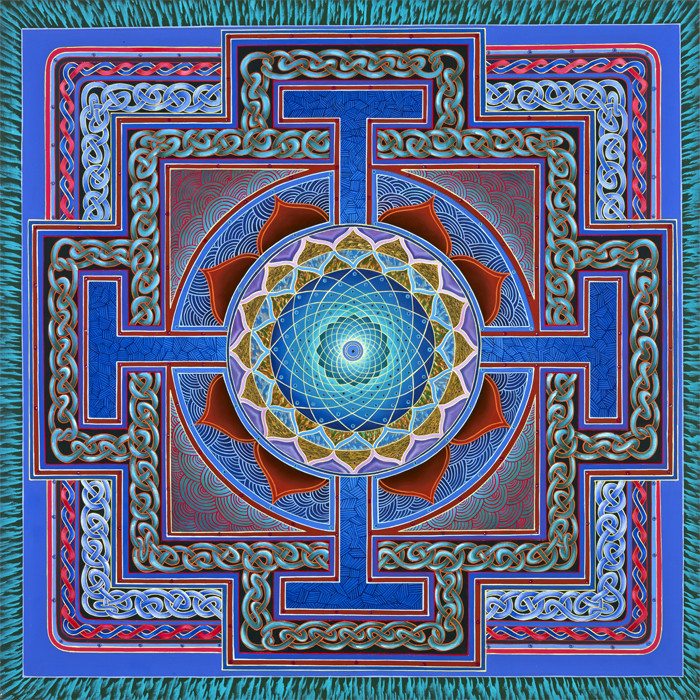 Celtic Blue Heaven Mandala