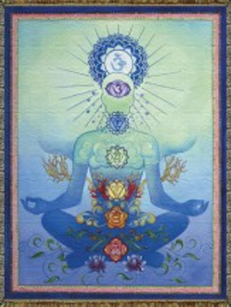 Chakraman Blue Throw