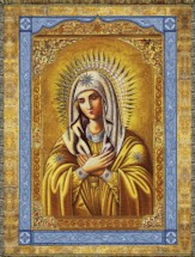 Mother Mary Throw