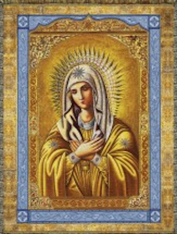 Mother Mary Throw