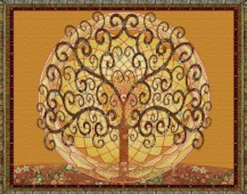 Wealth Tree of Life Throw