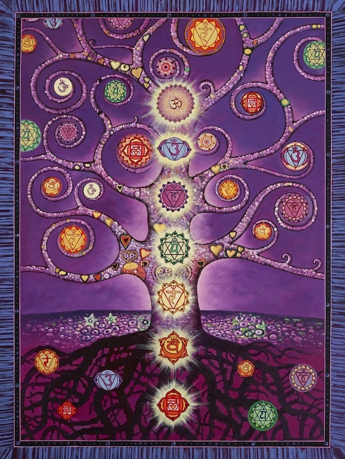 Chakra Tree Purple