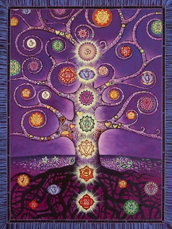 Chakra Tree Purple