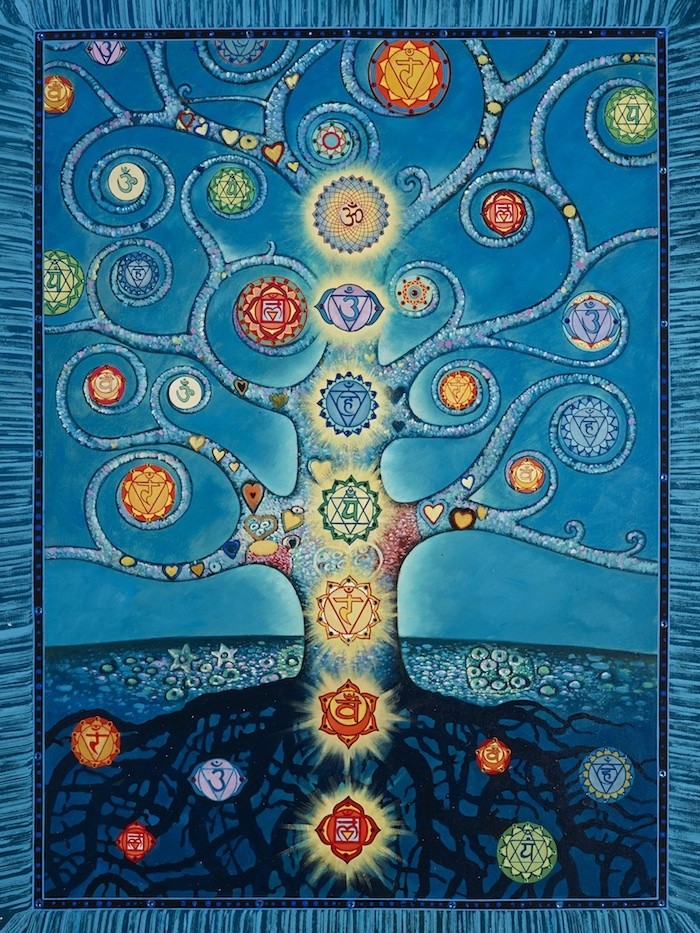 Chakra Tree Blue