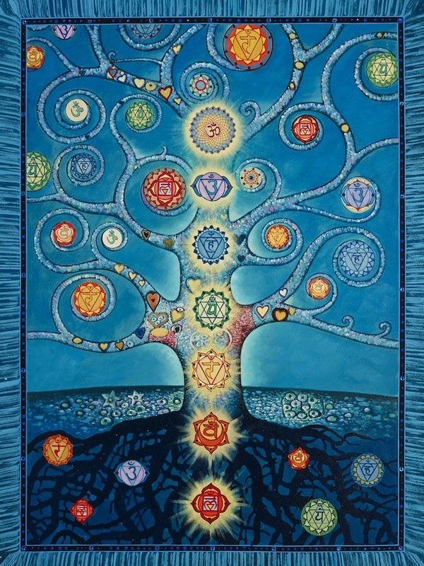 Chakra Tree Blue
