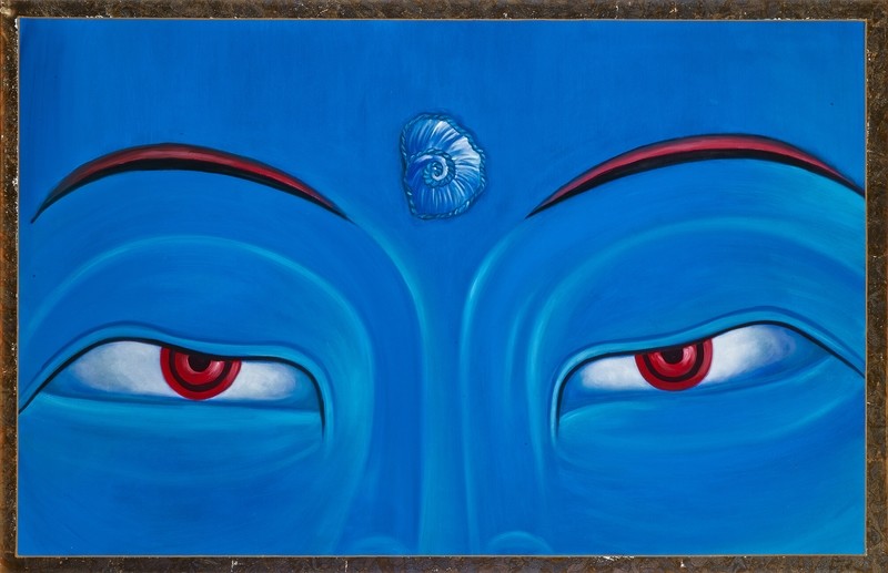 Buddha Eyes Blue