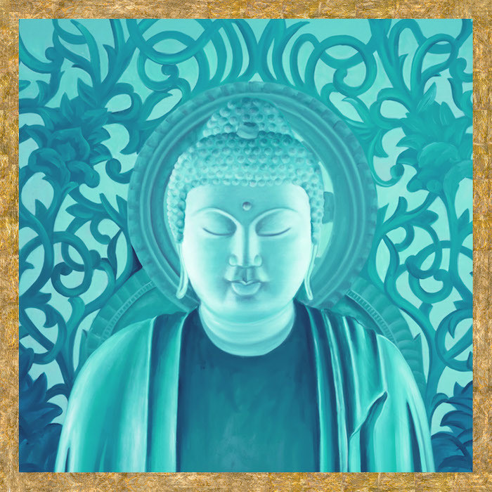 Buddha&#39;s Meditation Turquoise