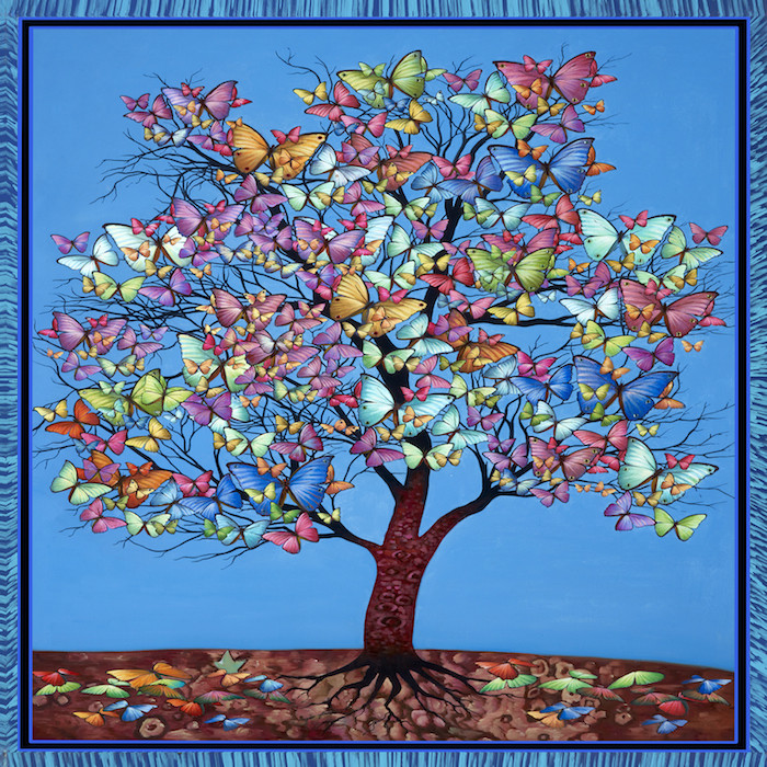 Butterfly Tree Square