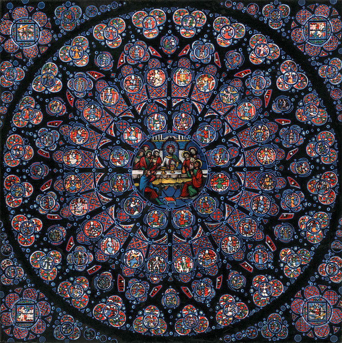 Christ Rose Window Mandala