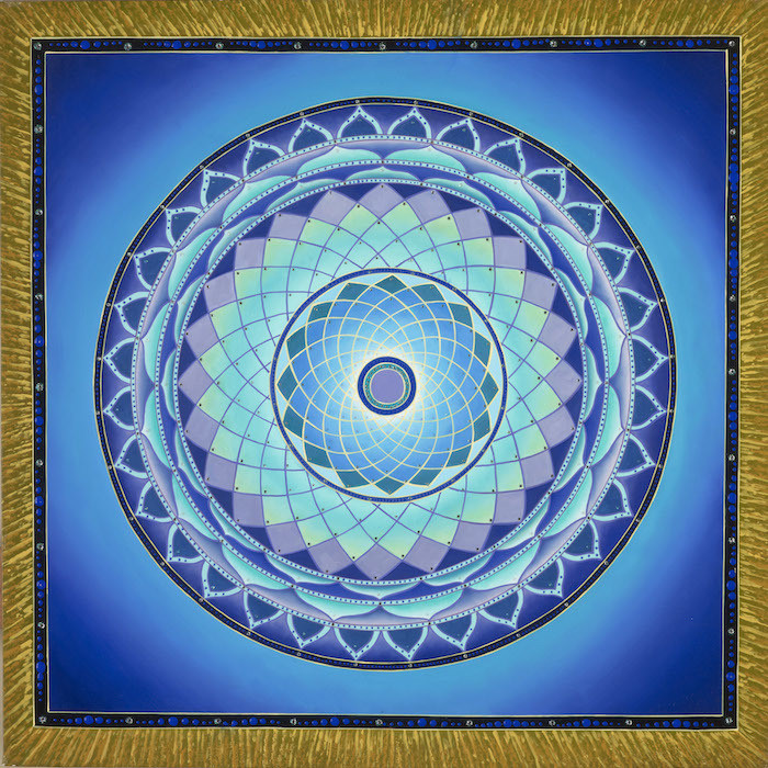 Double Spiral Blue