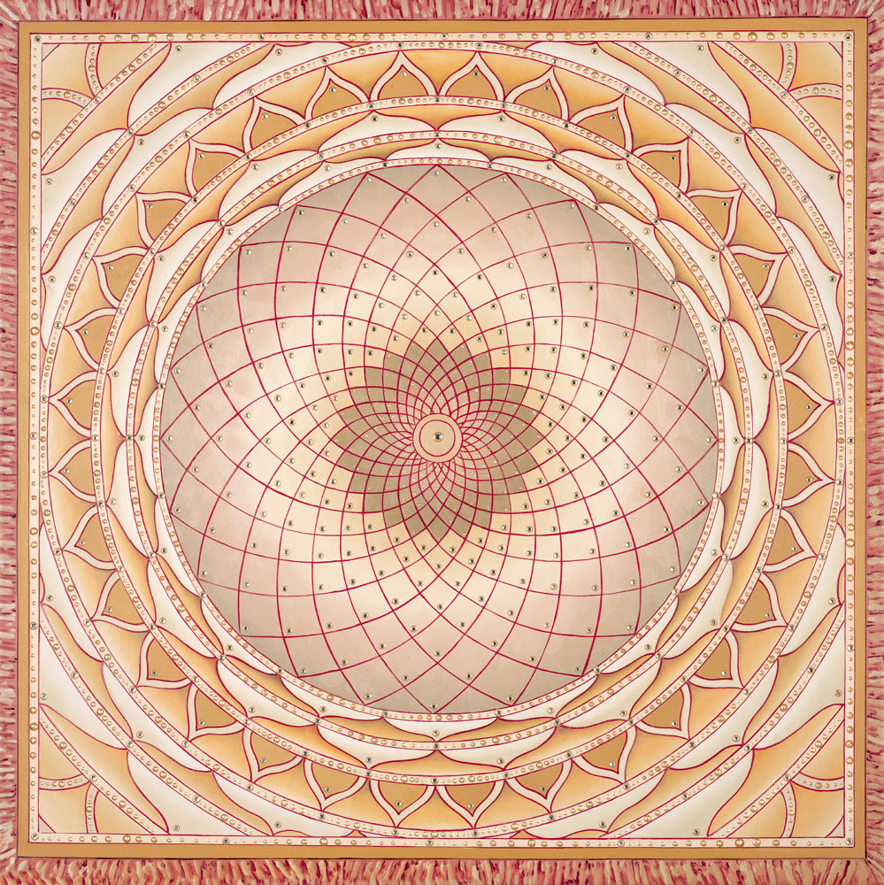 Gold Seduction Wheel Mandala