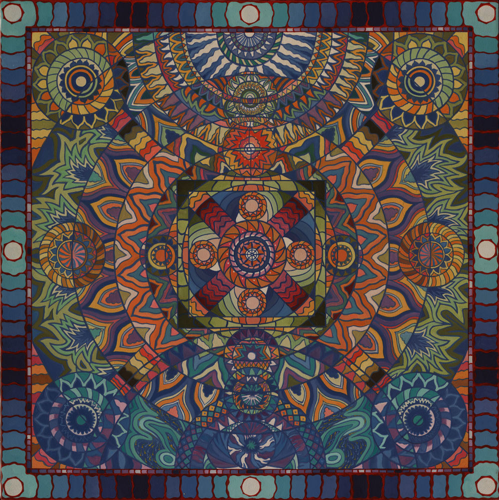 Heart Center Pastels Mandala