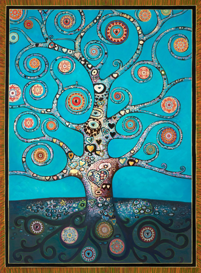 Healing Heart Tree Turquoise