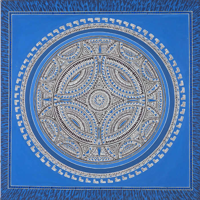 Indian Bowl Blue Mandala