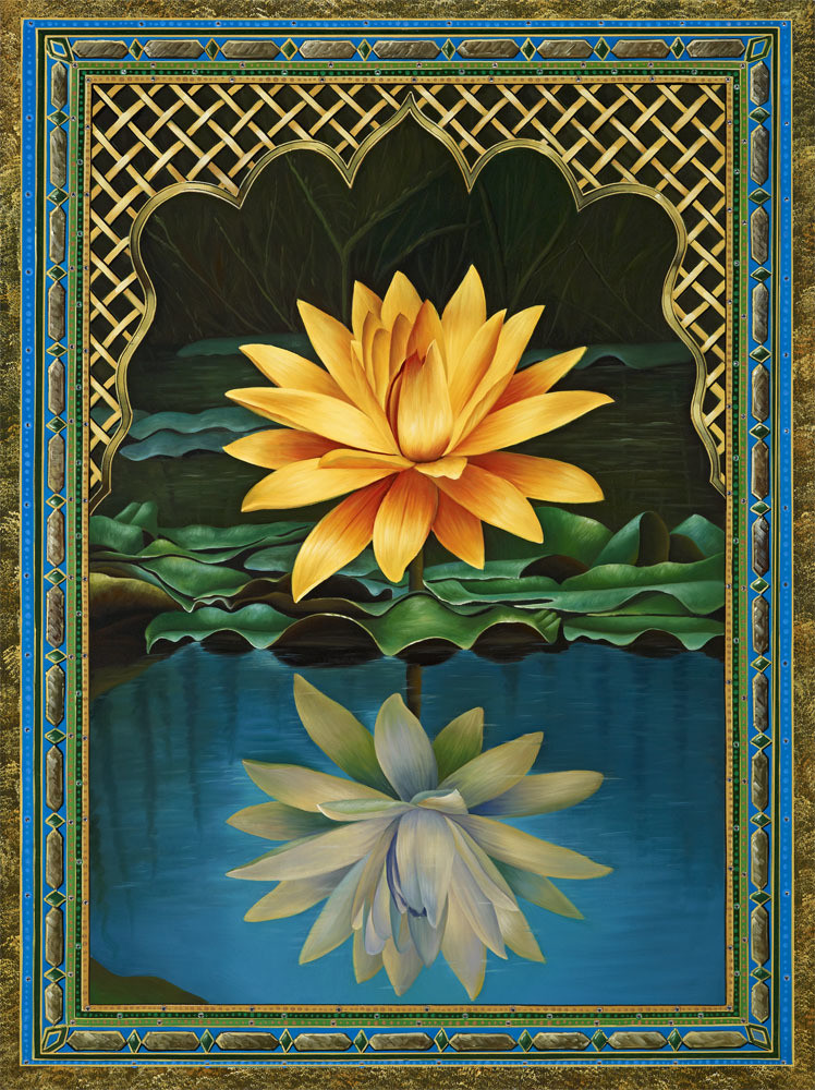 Lotus Temple Orange
