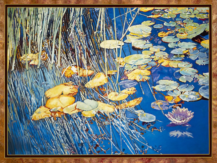 Lotus Pond and Cattails