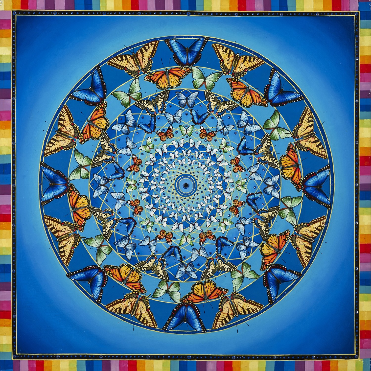 Many Butterflies Mandala