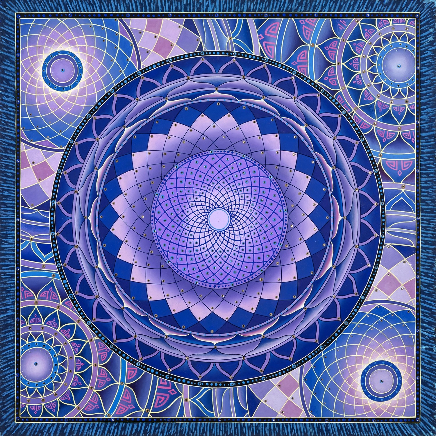 Many Mandalas Purple