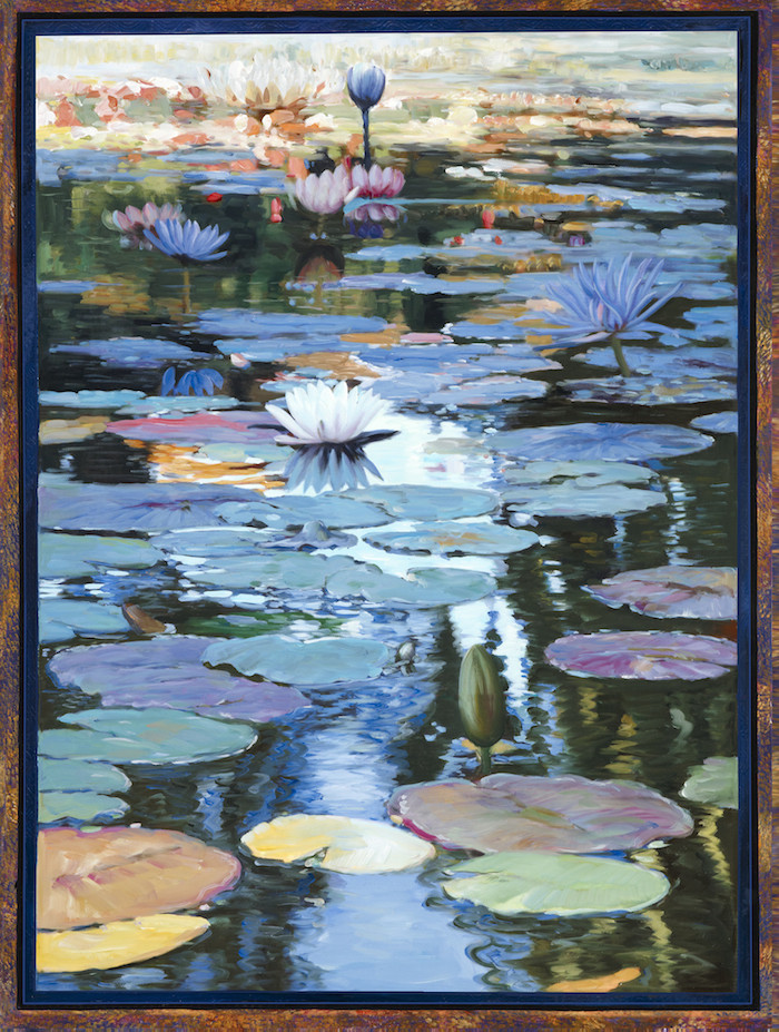Monet&#39;s Lotus Pond