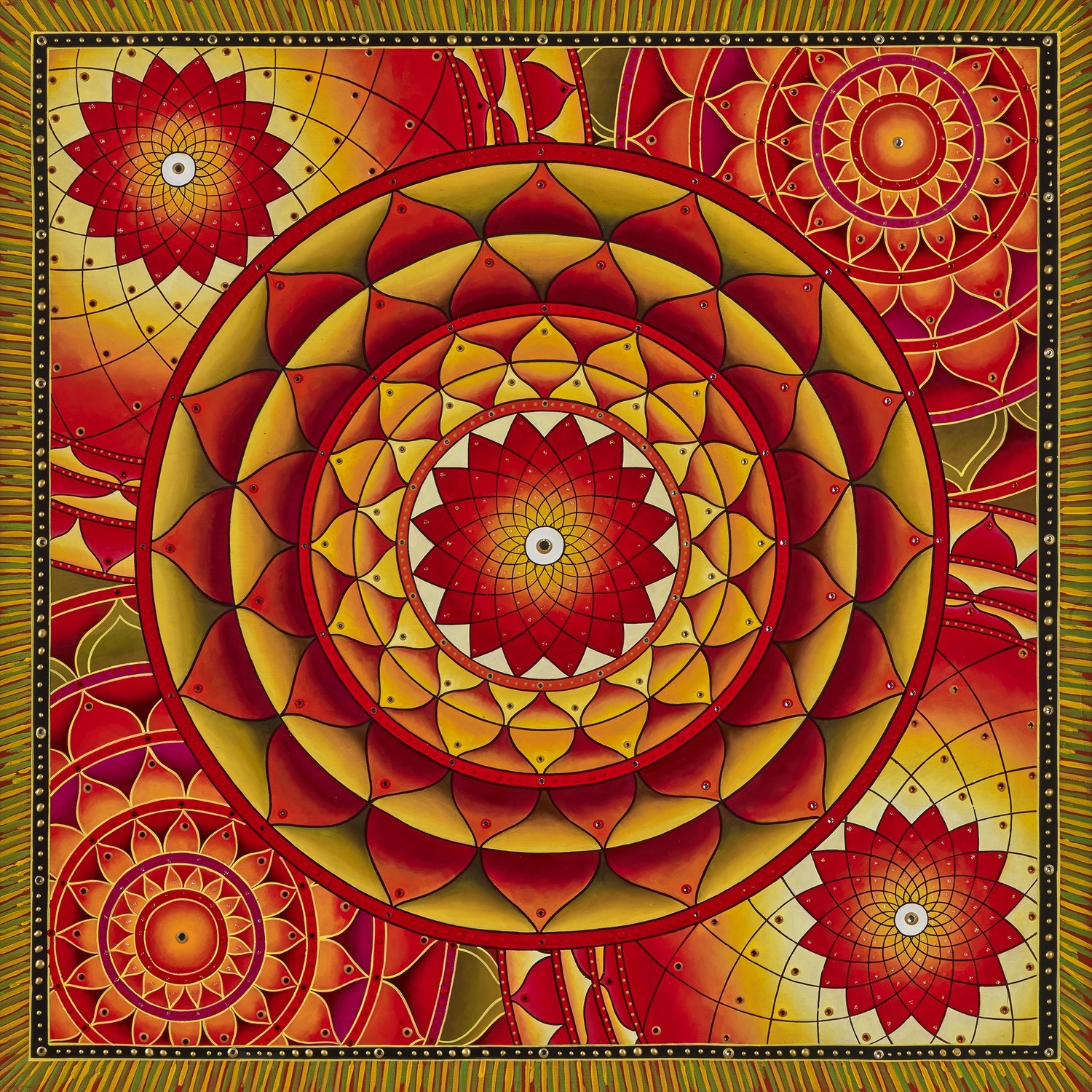 Multi Mandala Orange