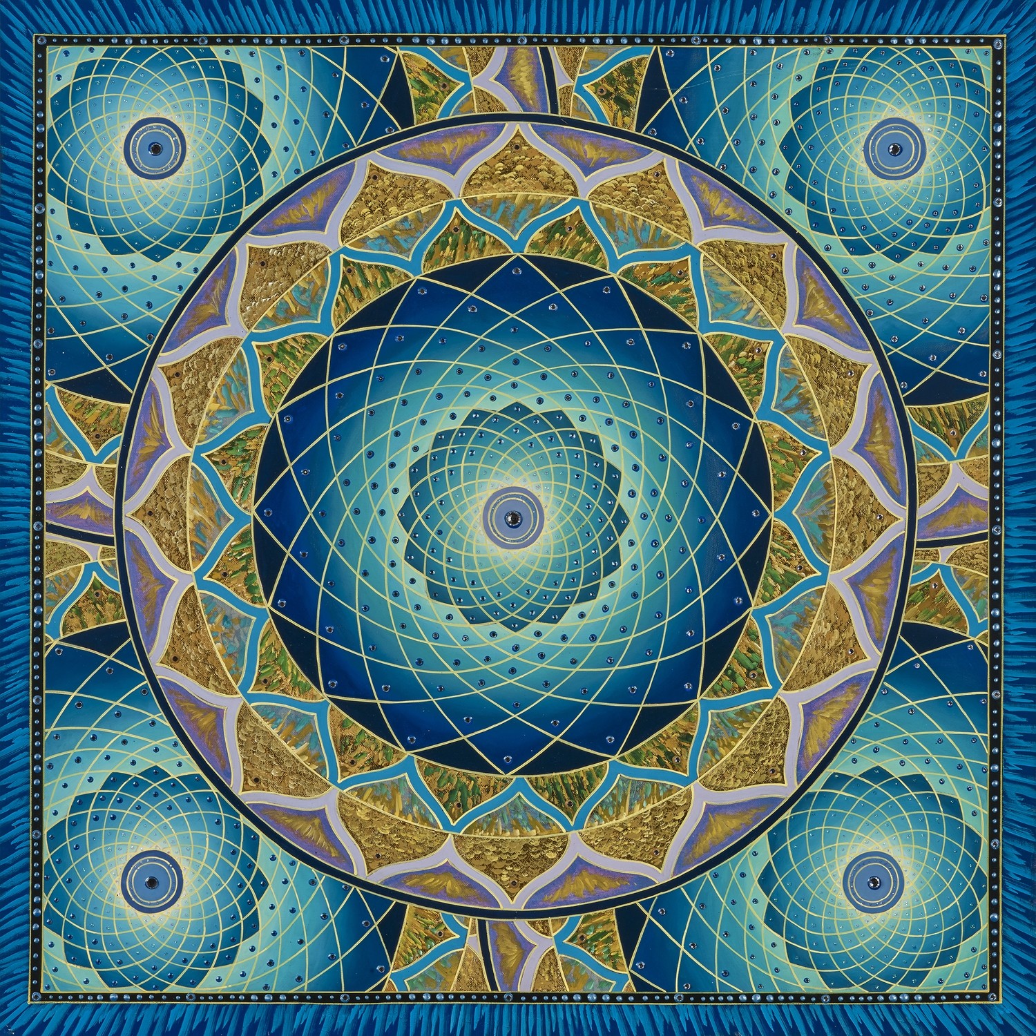 Multi Mandala Blue