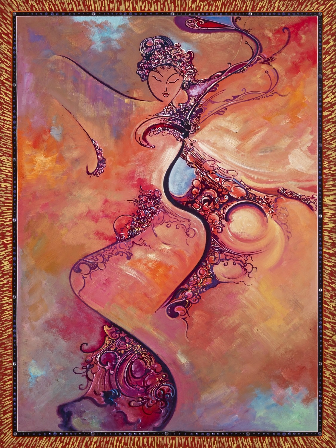 Orange Violet Dancer